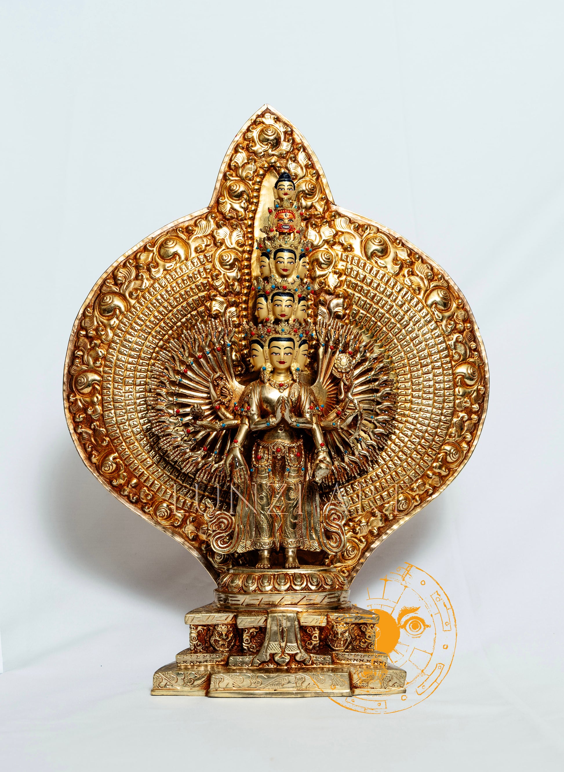 Full Gold plated Avalokiteshvara - statues