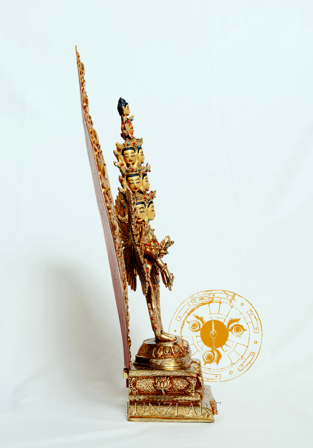 Full Gold plated Avalokiteshvara - statues