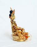 Full Gold plated brass Zambala - statues