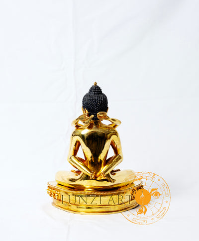 Fully Gilded Copper Buddha Shakti - statues