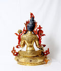 Gilded Copper Statue of Green Tara - statues