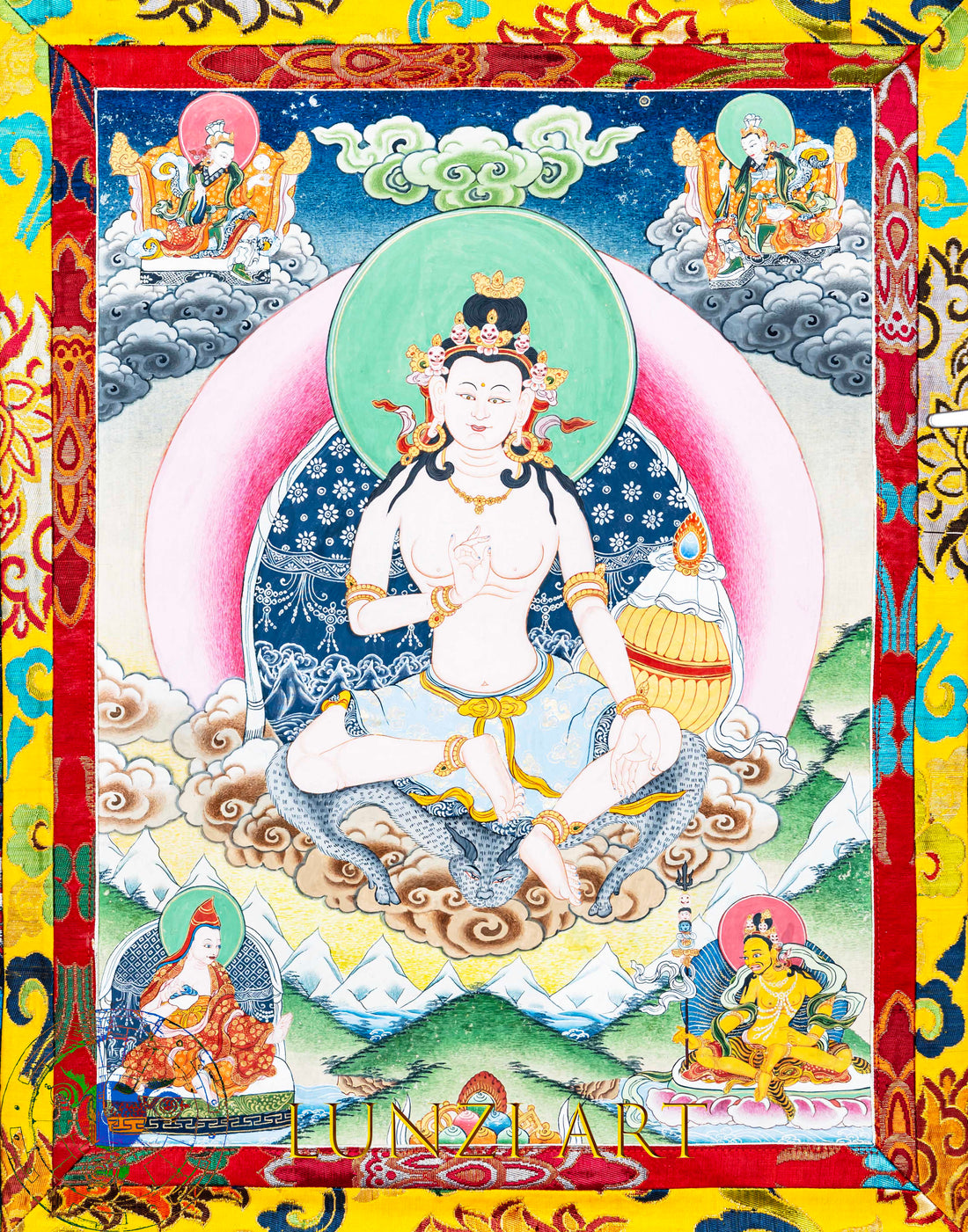 Hand Painted Garab Dorje Thangka - Thangka