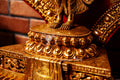Large Gold Plated refined standing statue of the Thousand-Armed, Multi-Faced Avalokiteshwor, meticulously crafted by a nationally certified master - statues