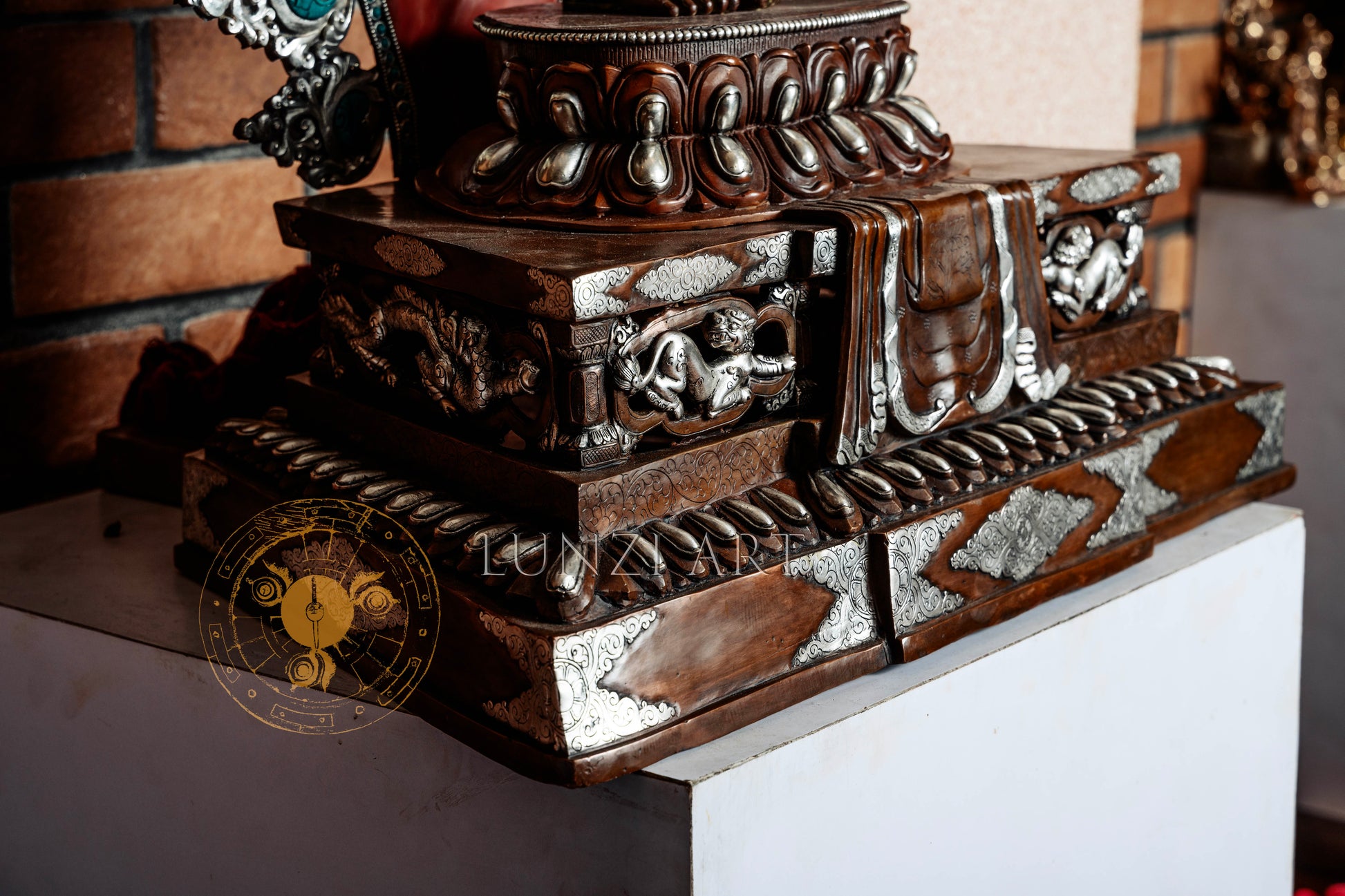Large Multi-Faceted Thousand-Armed Avalokiteshvara Standing Statue — Masterfully Crafted by a Nationally Certified Artisan - statues
