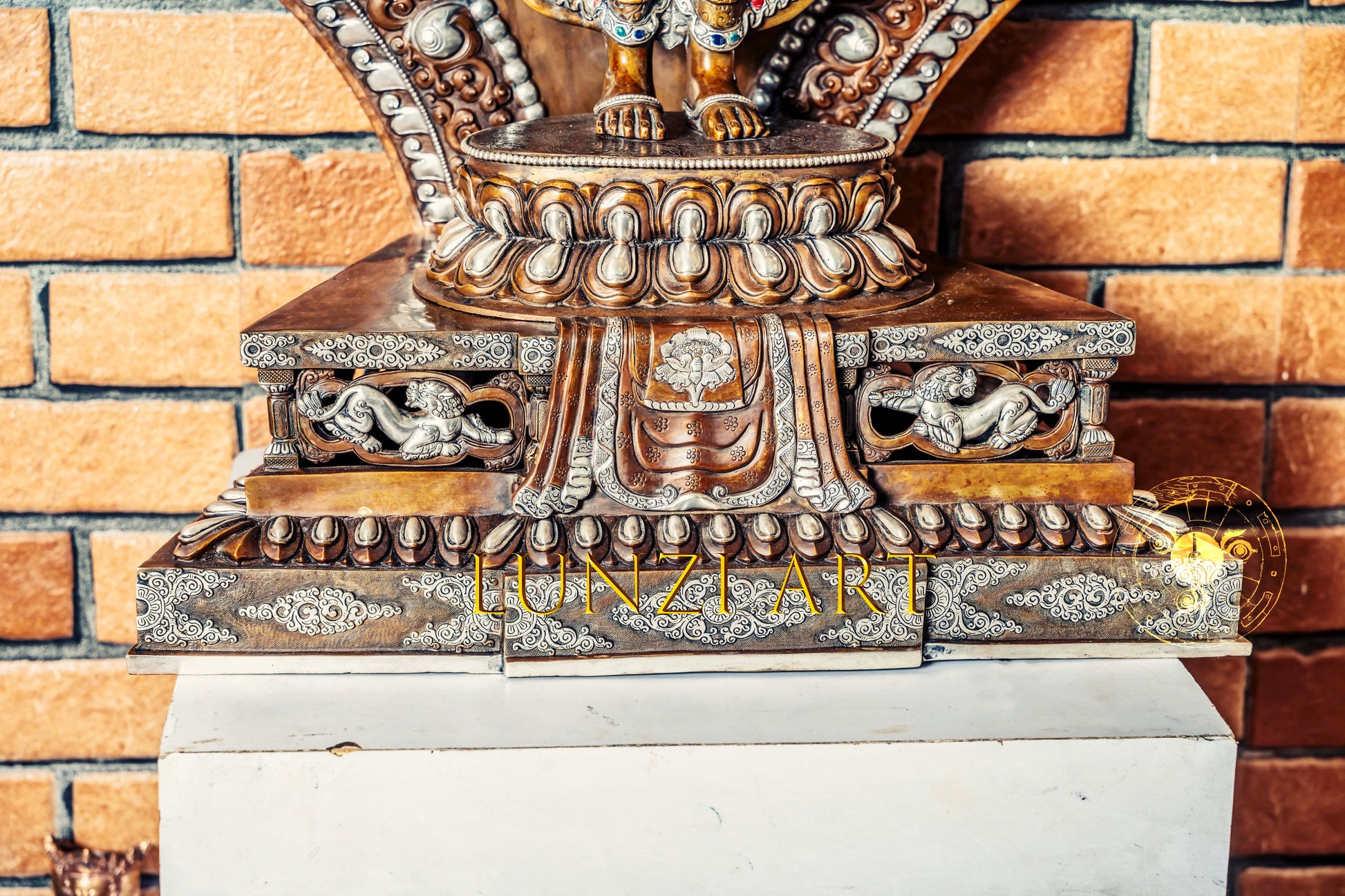 Large Multi-Faceted Thousand-Armed Avalokiteshvara Standing Statue — Masterfully Crafted by a Nationally Certified Artisan - statues