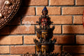 Multi-Faced Avalokiteshvara Standing Statue in refined oxidized copper — A Grand Creation by a Nationally Certified Master Artisan - statues