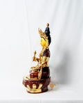 Partially gilded copper statue of Vajrasattva - statues