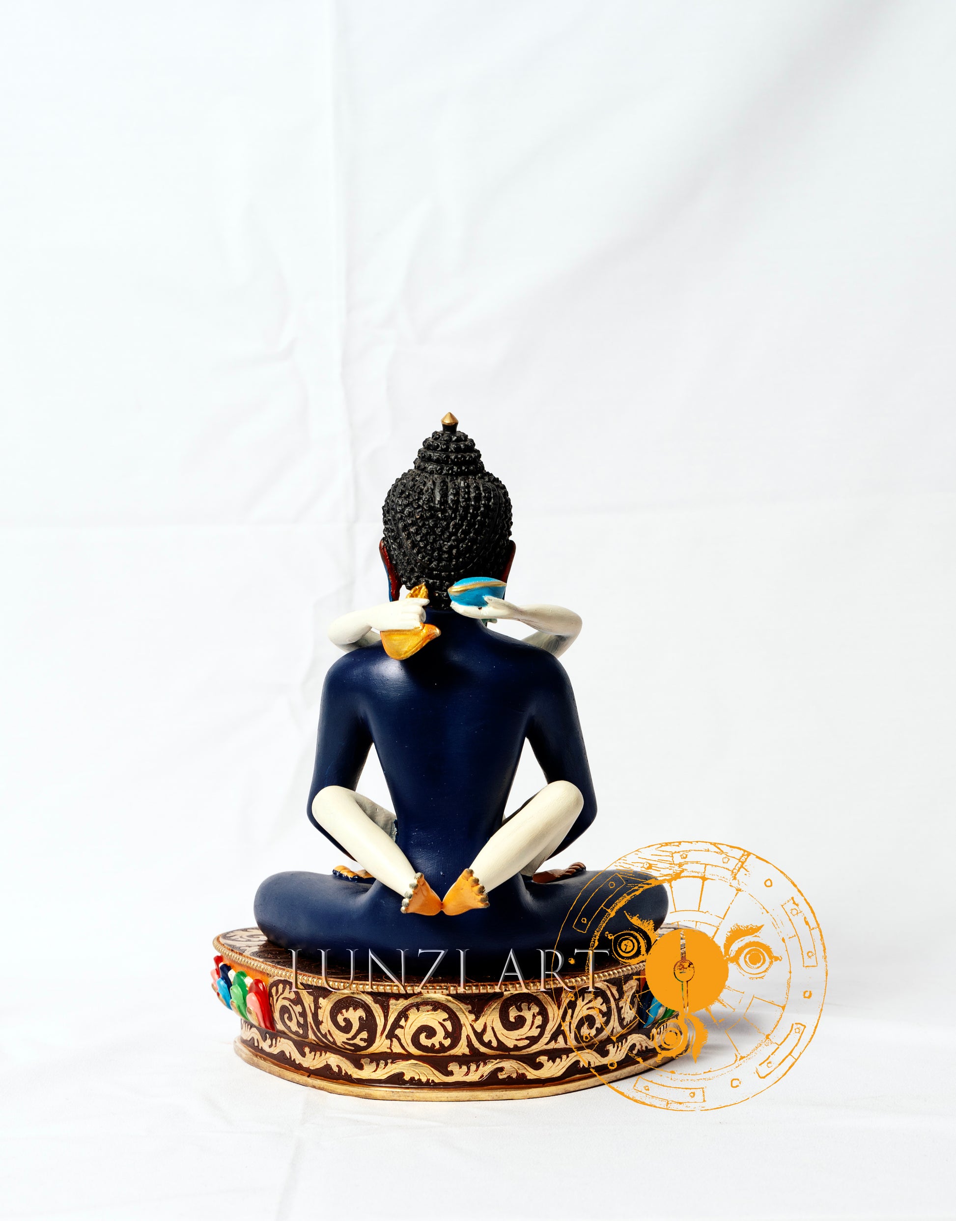 Pure Copper Gilded Buddha Shakti - statues