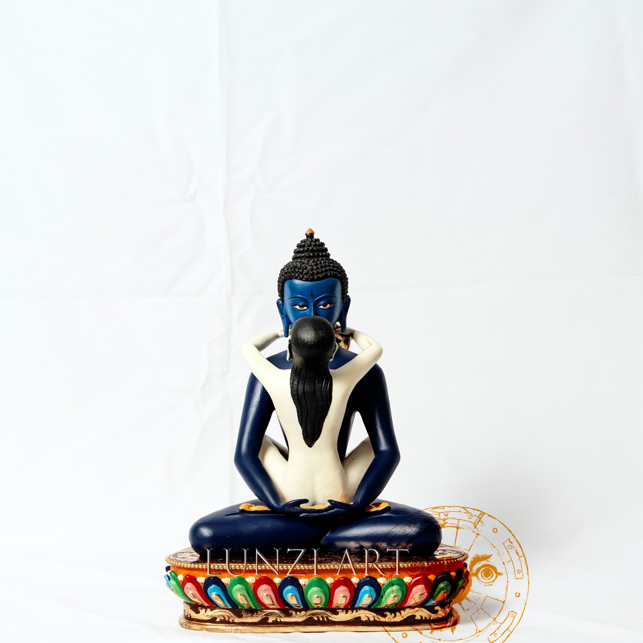 Pure Copper Gilded Buddha Shakti - statues