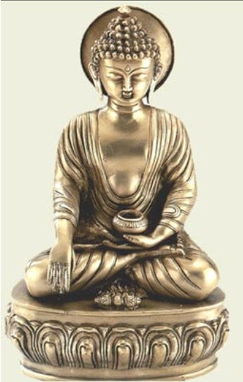 Big Metal Buddha Statue from India