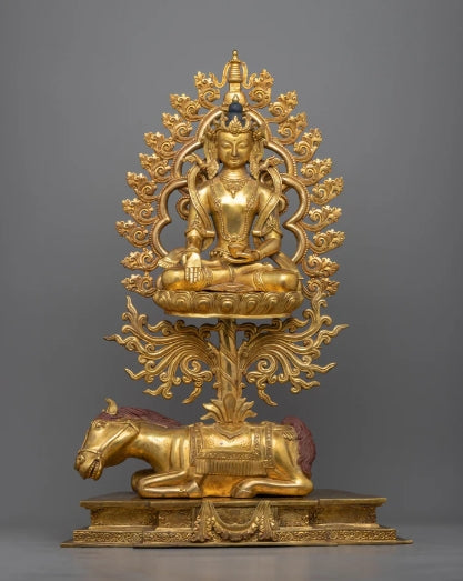 Ratnasambhava Buddha Sculpture: A Symbol of Abundance and Equanimity