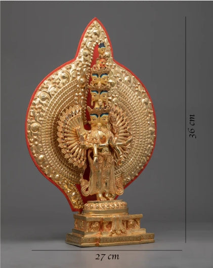 Thousand-Armed Avalokiteshvara Statue | Embodying Compassion in Action