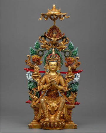 Maitreya Buddha Statue | Traditionally Made in Nepal