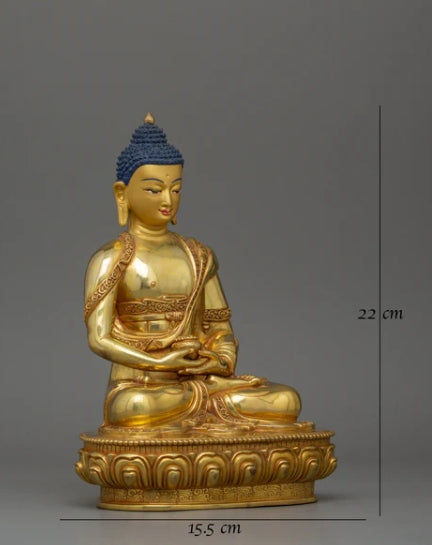 Handcrafted Buddha Amitabha Statue | The Buddha of Infinite Light