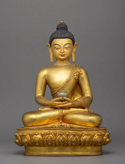 Nepalese Buddhist Statue of Amitabha Buddha | The Buddha of Infinite Light