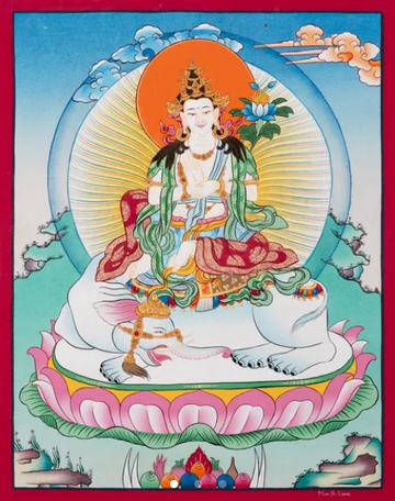 The Akasagarbha Thangka Painting