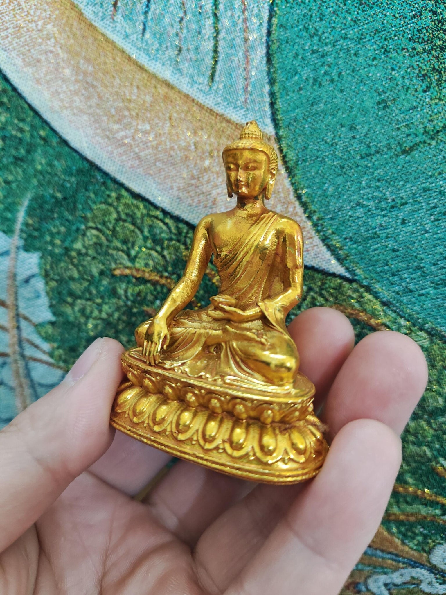 Copper Budha Idol Shakyamuni