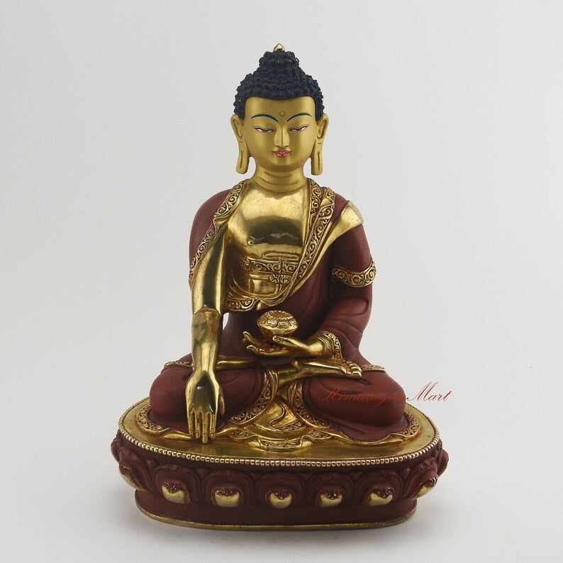 Sakyamuni Buddha Tomba Copper Statue