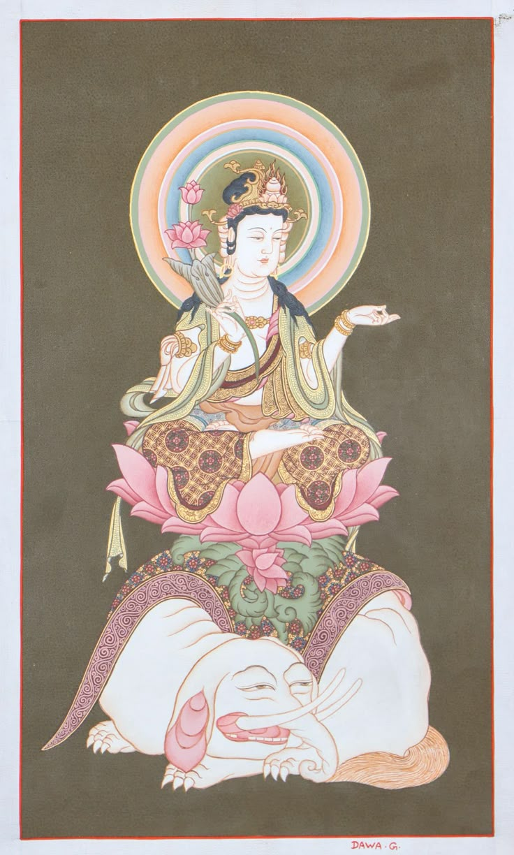 Japanese Deity Thangka 1