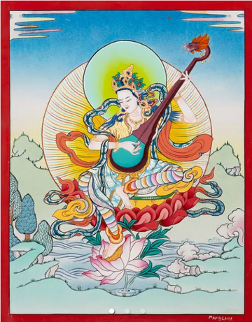 Saraswati Thangka