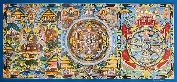 Three Roots Thangka 2