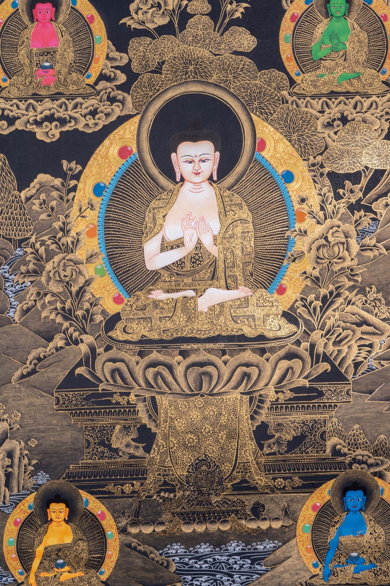 Vairochana Buddha Thangka 1