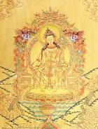 Yellow Tara Gold Thangka