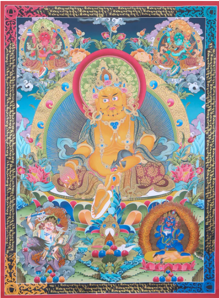 Zambala Thangka Painting